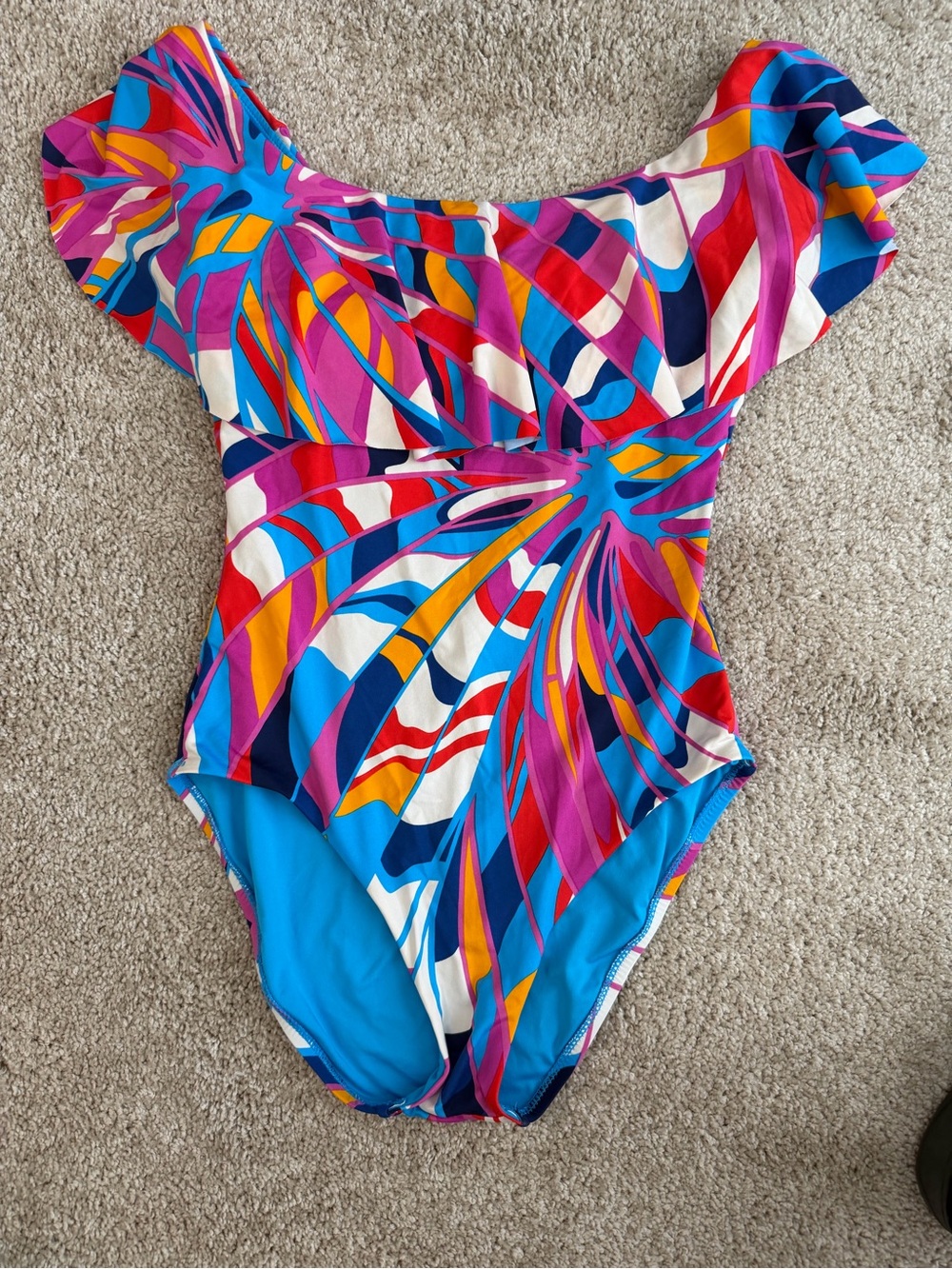 Trina Turk Bright Turquoise Swimwear Piece